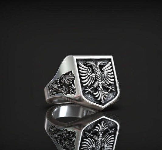 albanian eagle ring