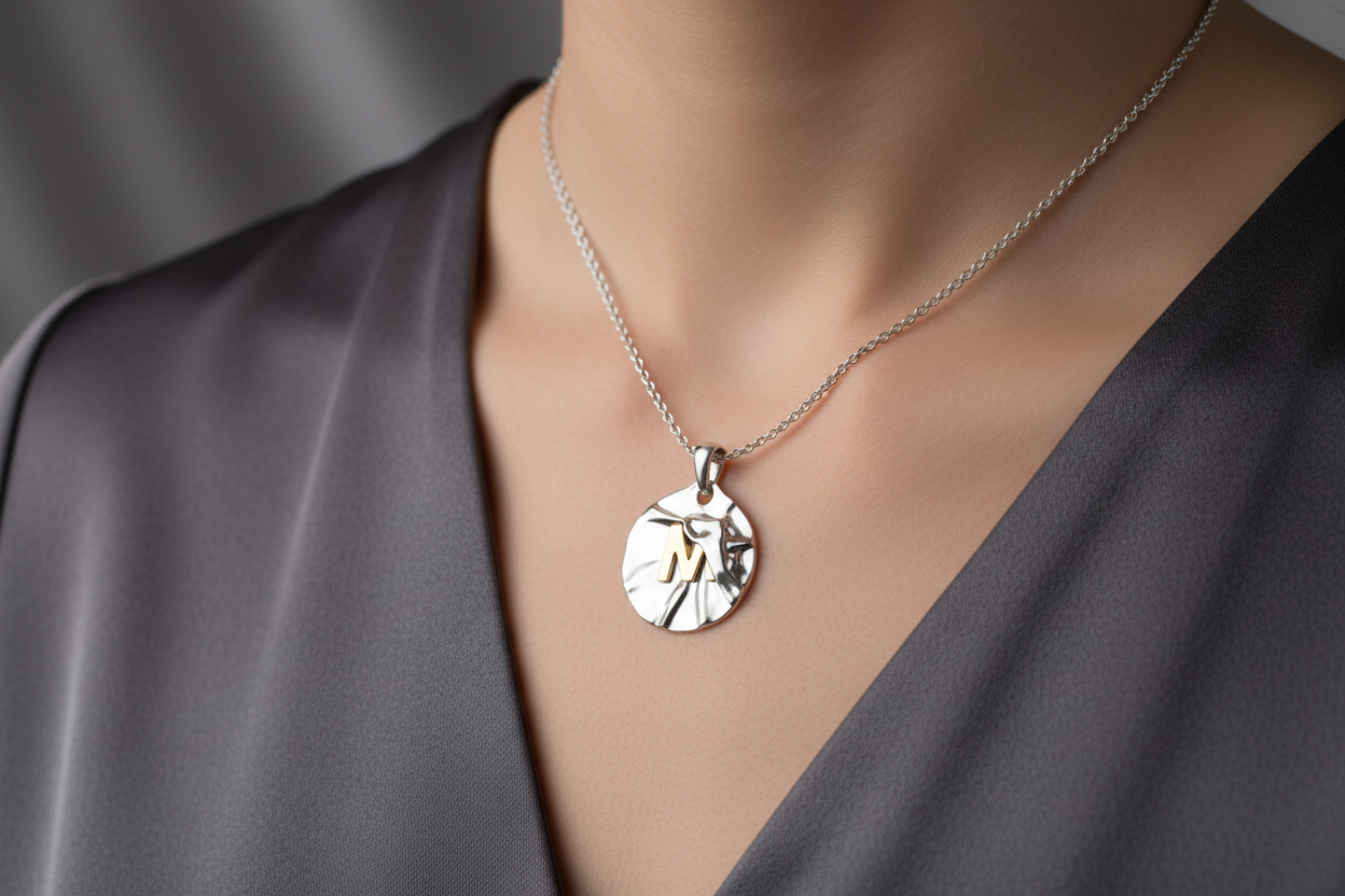 mystic letter pendant