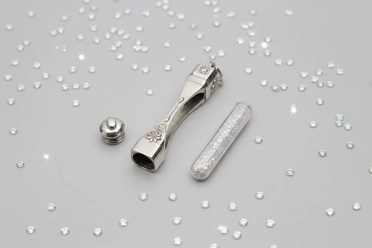 sparkle capsule pendant