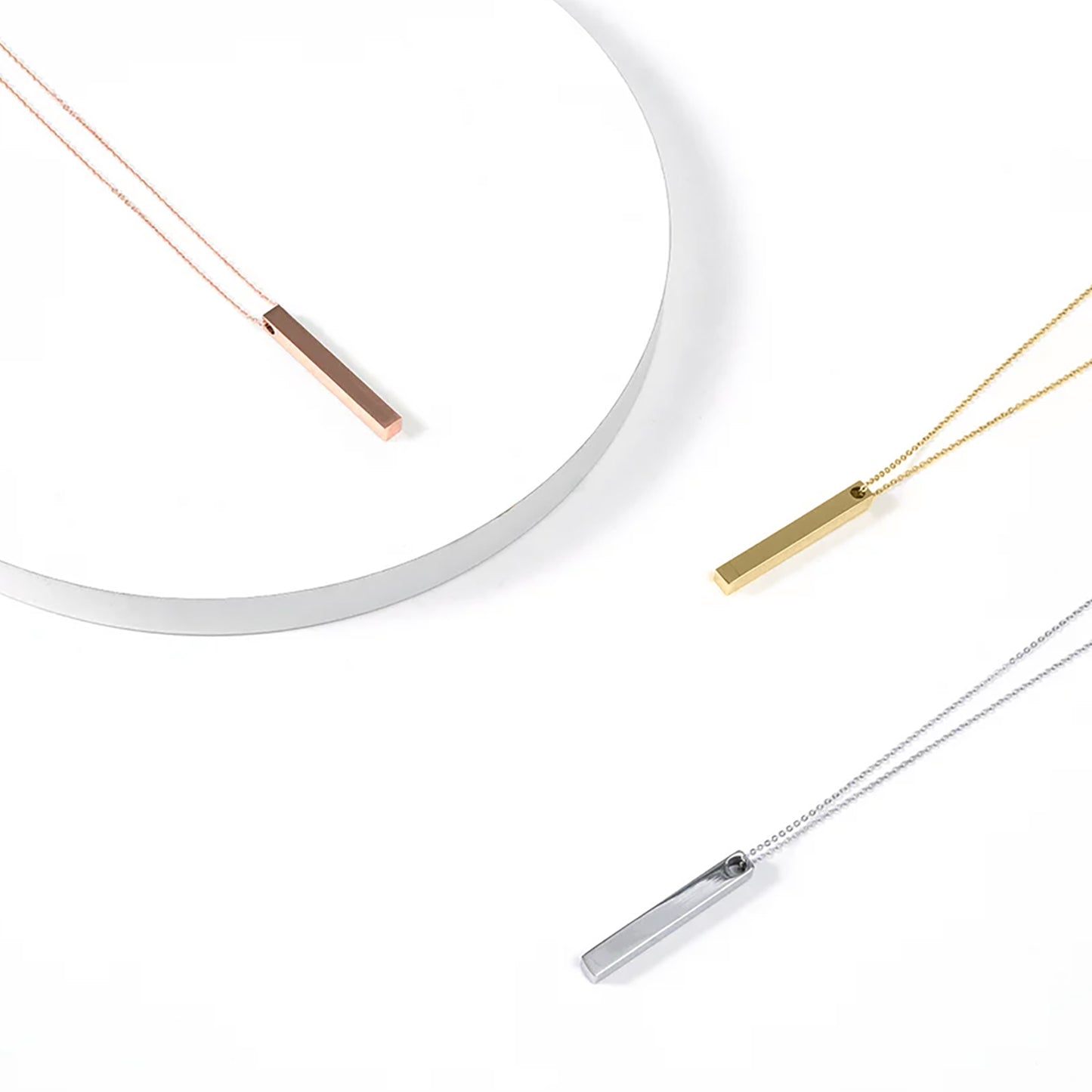 MInimalist Design / Vertical Bar Necklace