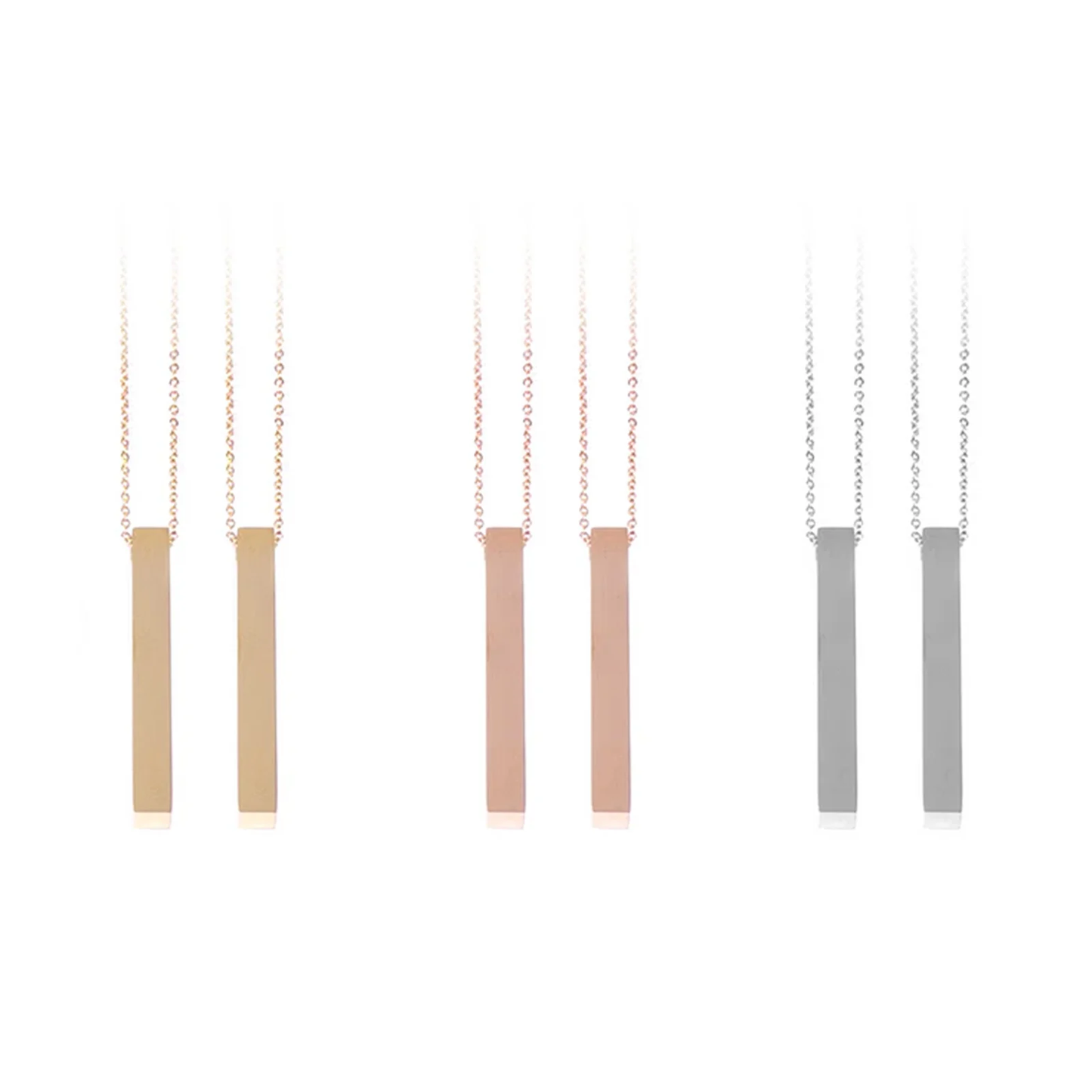 MInimalist Design / Vertical Bar Necklace