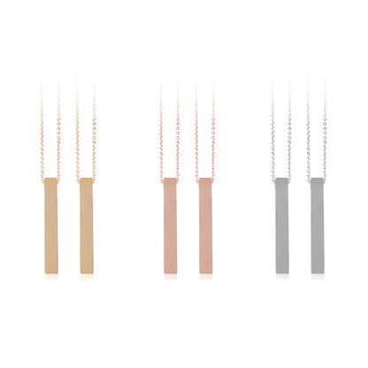 MInimalist Design / Vertical Bar Necklace