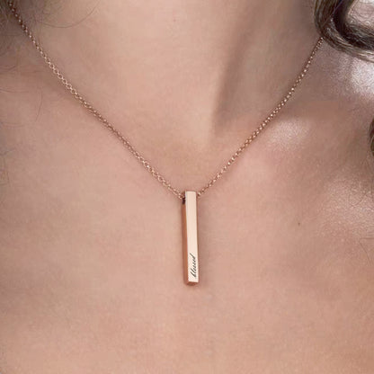 MInimalist Design / Vertical Bar Necklace