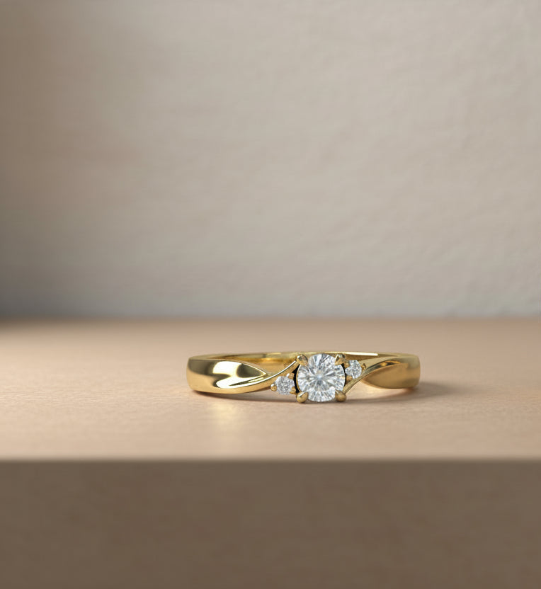 Bespoke Diamond Solitaire Ring