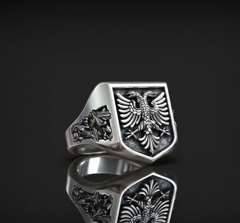 albanian eagle ring