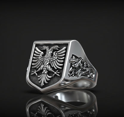 albanian eagle ring
