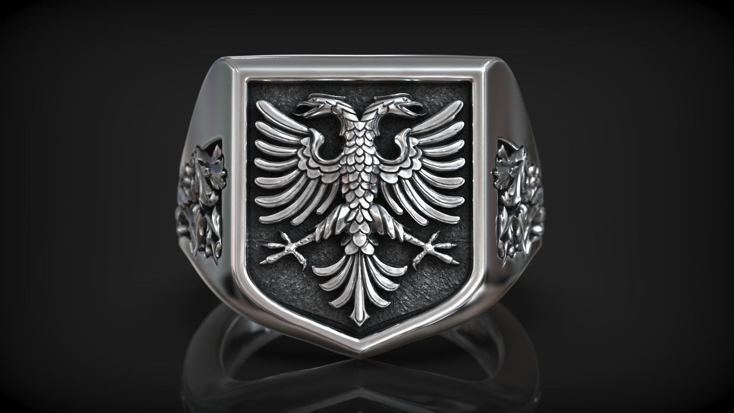 albanian eagle ring