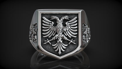 albanian eagle ring