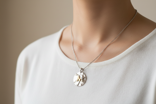 mystic letter pendant