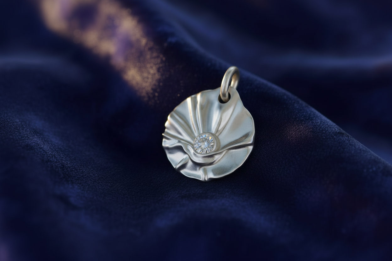 mystic gem - silver pendant