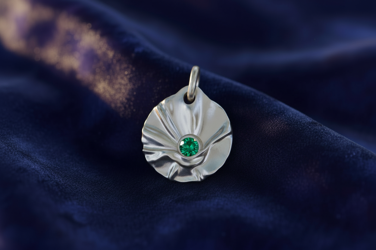 mystic gem - silver pendant