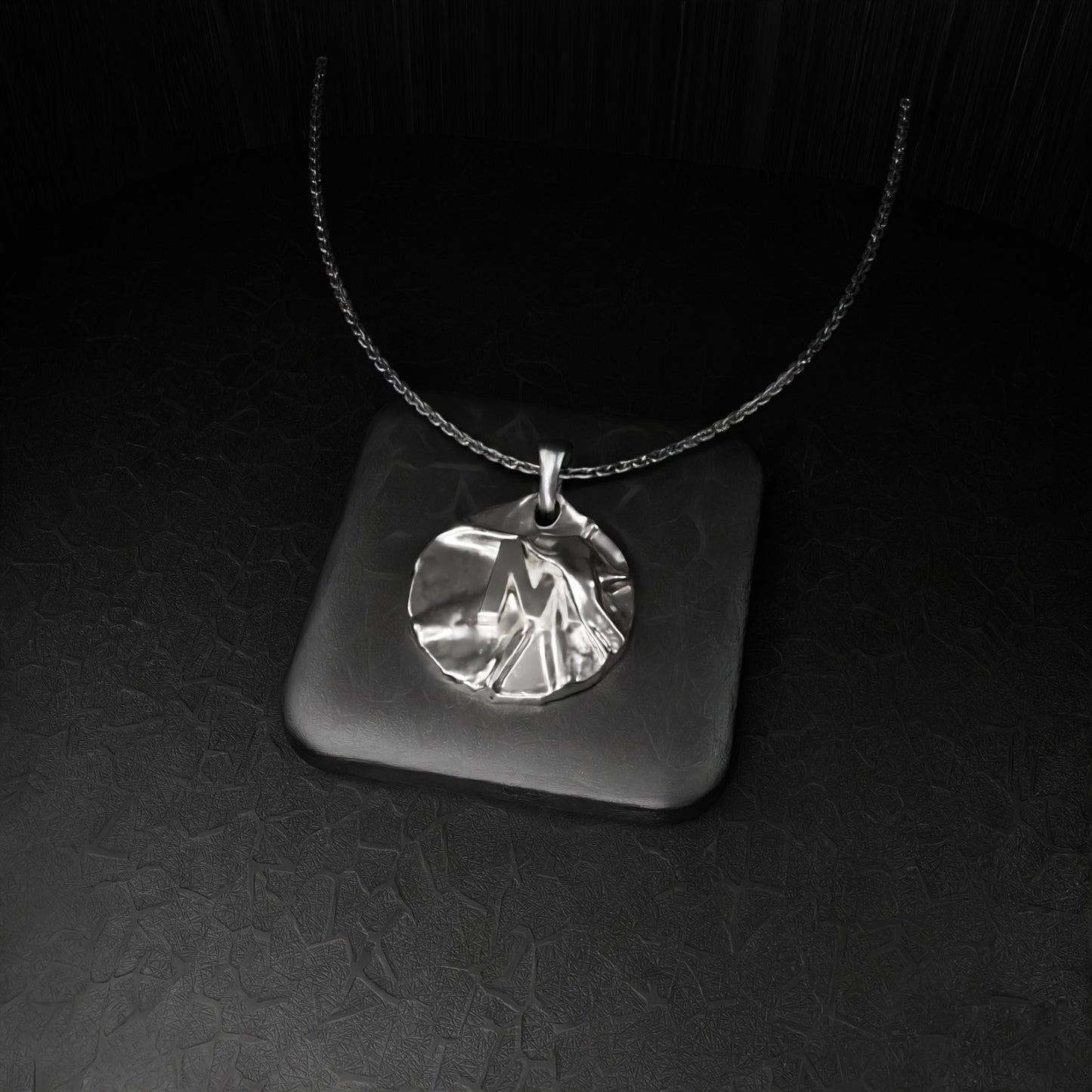 mystic letter pendant