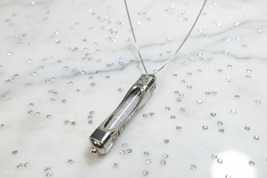 sparkle capsule pendant