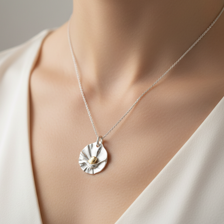 mystic heart pendant